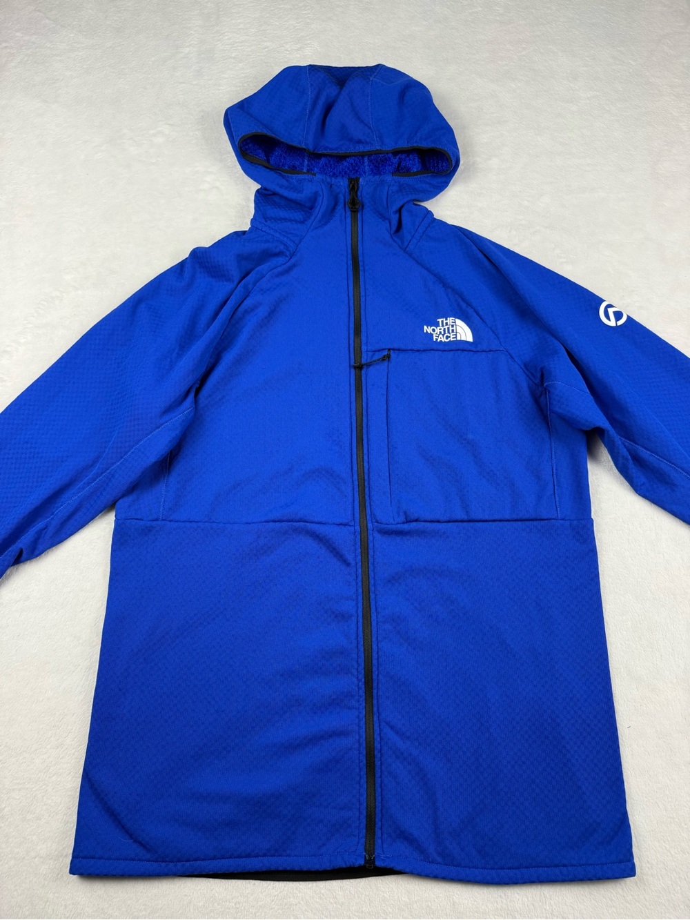 The North Face Summit Series FUTUREFLEECE Full Zip Hoodie Jacket Blue Men Medium